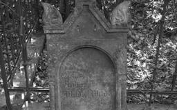 Płyta nagrobna Christiana Wilde i Anny Elisabeth z domu Rautz na cmentarzu poniemieckim w Bojadłach